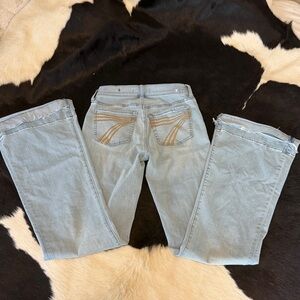 7FAMK DOJOS SIZE 24 light wash, exclusive seasonal style in the Luxe fabric.